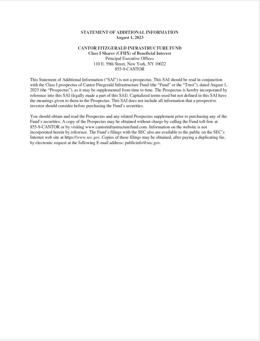 Feature image for Statement of Additional Information – Class I Shares