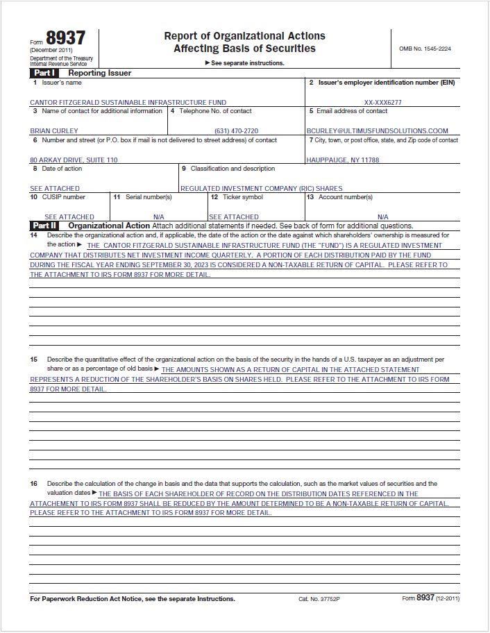 Feature image for Form 8937 – December 2023