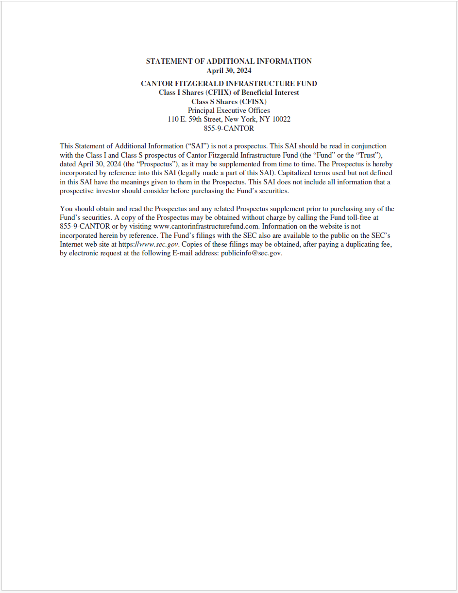 Feature image for Statement of Additional Information – Class I Share