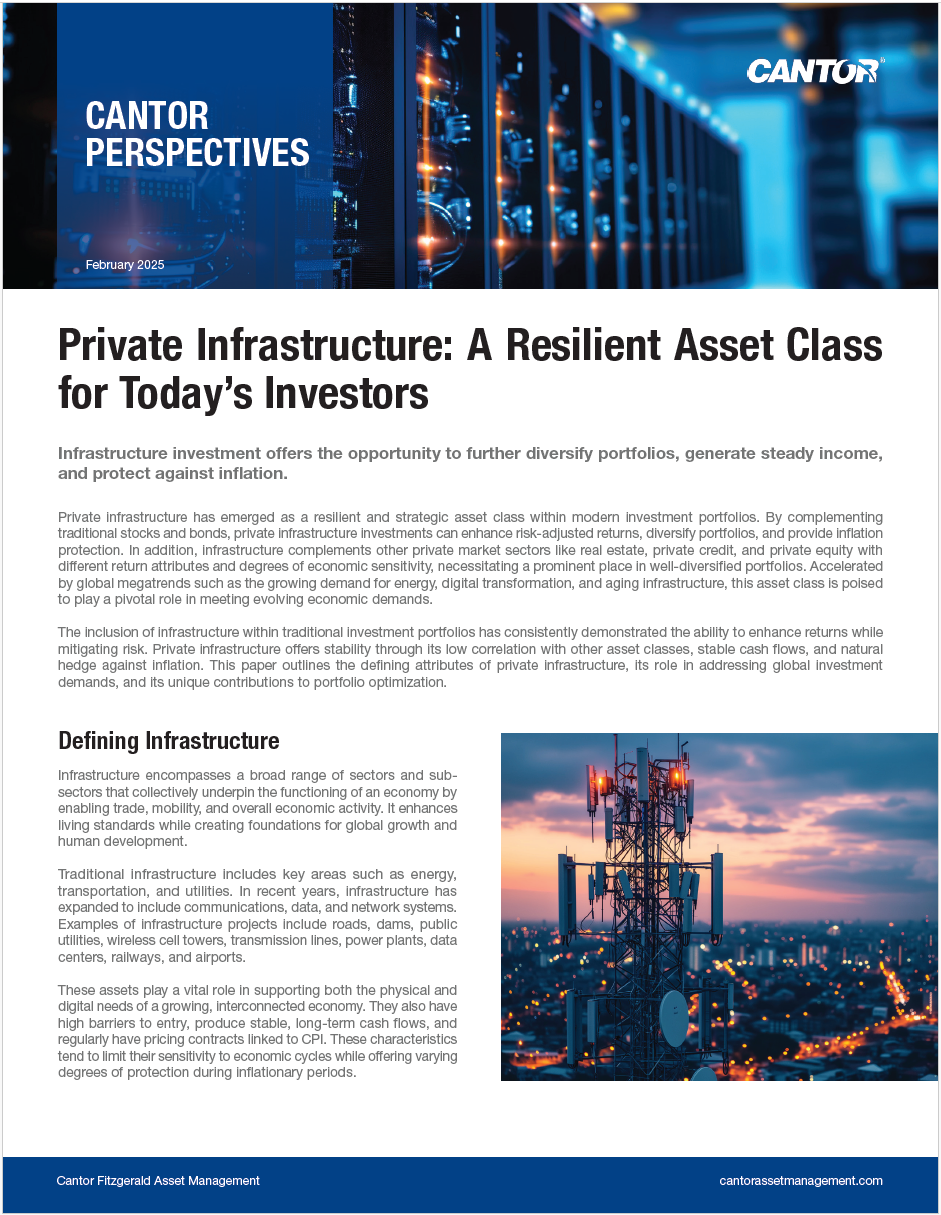 Feature image for Private Infrastructure A Resilient Asset Class